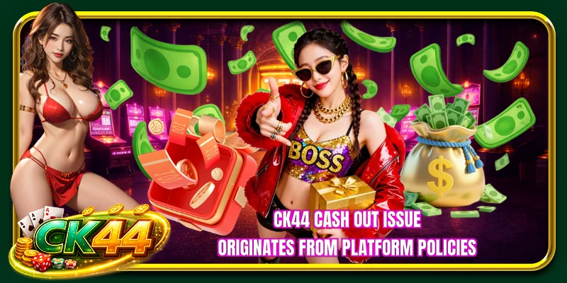 CK44 cash out issue originates from platform policies