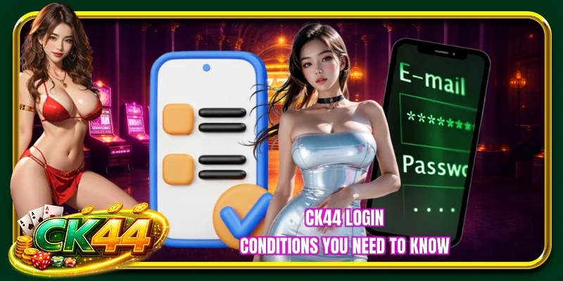 CK44 login conditions you need to know