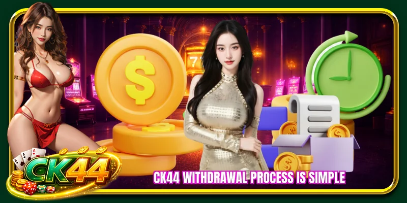 CK44 withdrawal process is simple