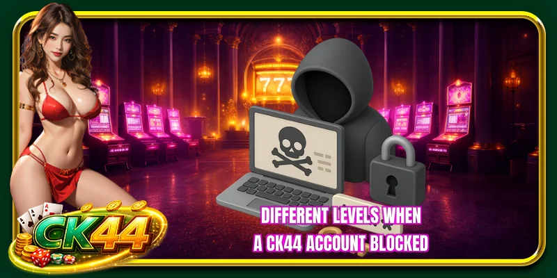 Different levels when a CK44 account blocked