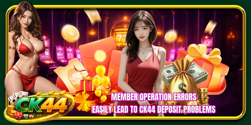 Member operation errors easily lead to CK44 deposit problems
